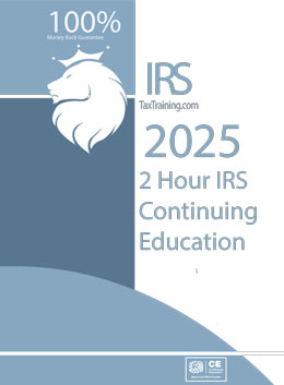 2024 IRS 2 hour Ethics Continuing Education